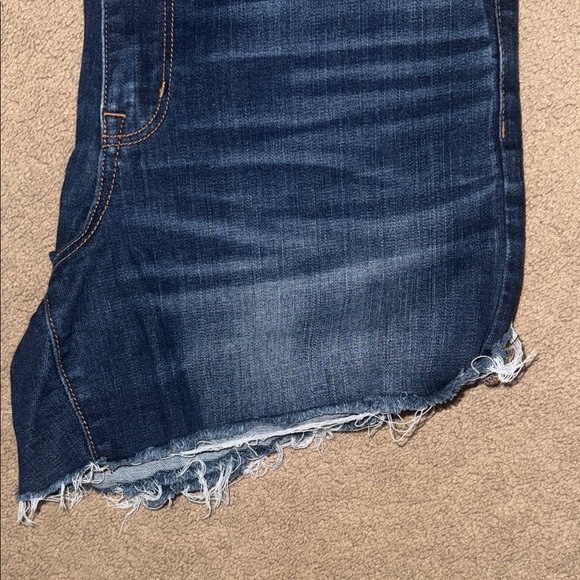 American Eagle Outfitters Dark Blue Jean Shorts - Picture 9 of 9